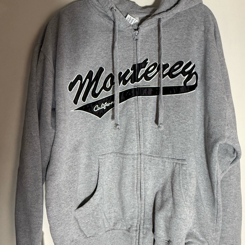 Gray Monterey Zip-Up Hoodie